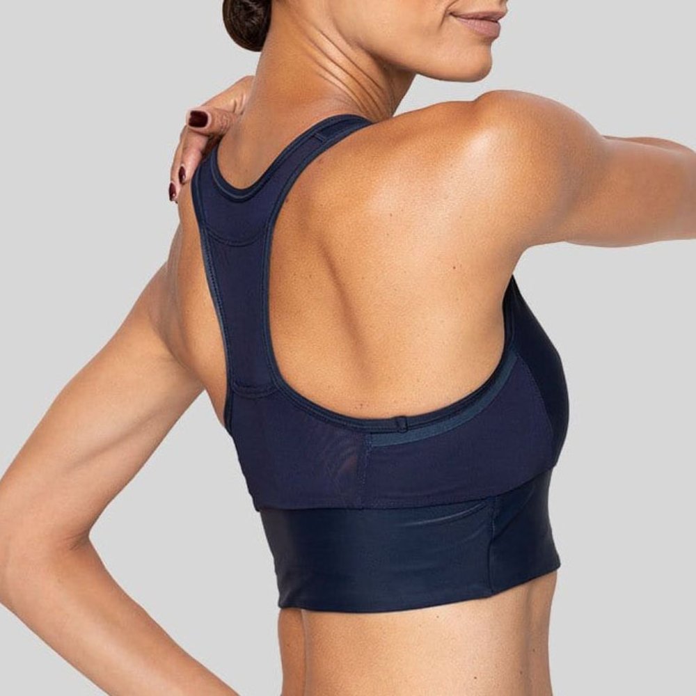NEW VIE ACTIVE Natasha Bra Navy sports bra